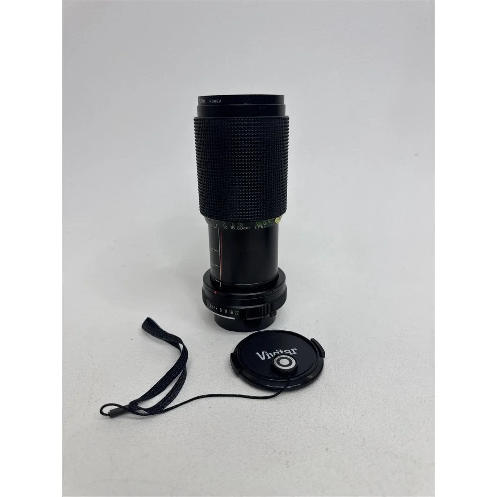 VTG Vivitar 52MM Macro Focusing Zoom Lens 70-210MM 1:4.5 With Lens Covers